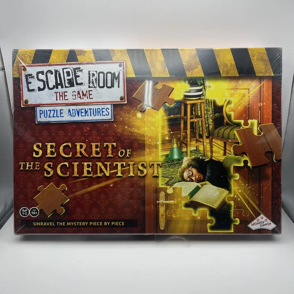 Escape Room the Game Secret of the Scientist Puzzle Adventures Identity SEALED.